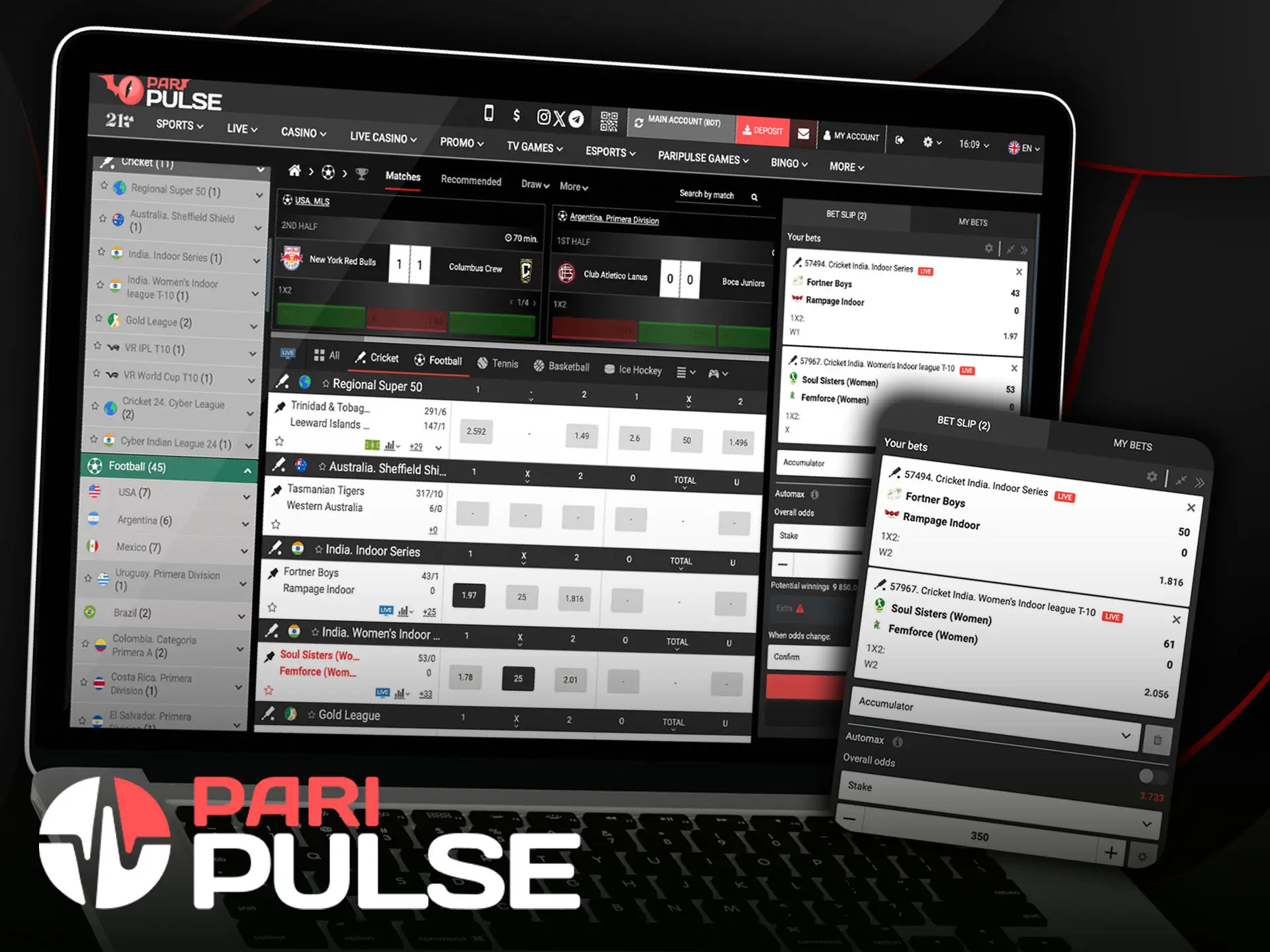 Familiarize yourself with the betting options available at PariPulse.