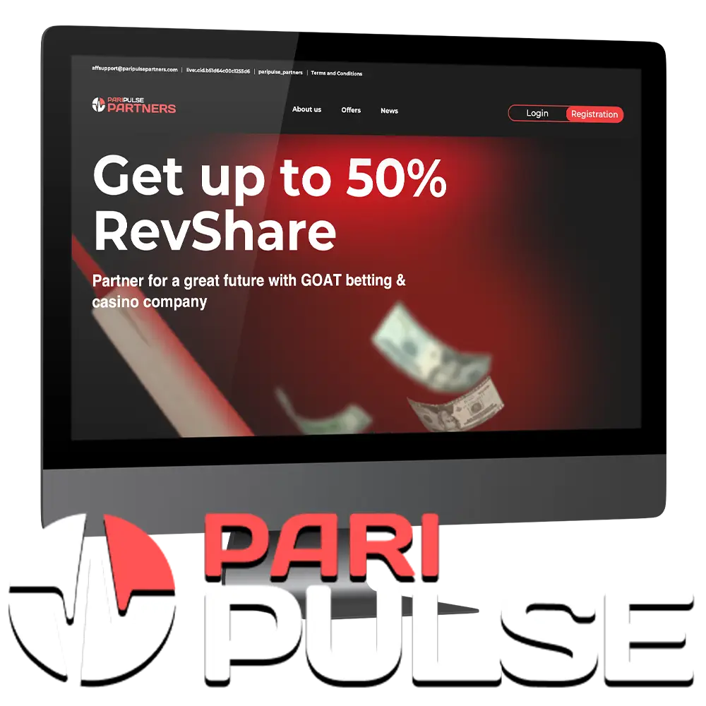 Become part of the Affiliate program and earn with PariPulse.