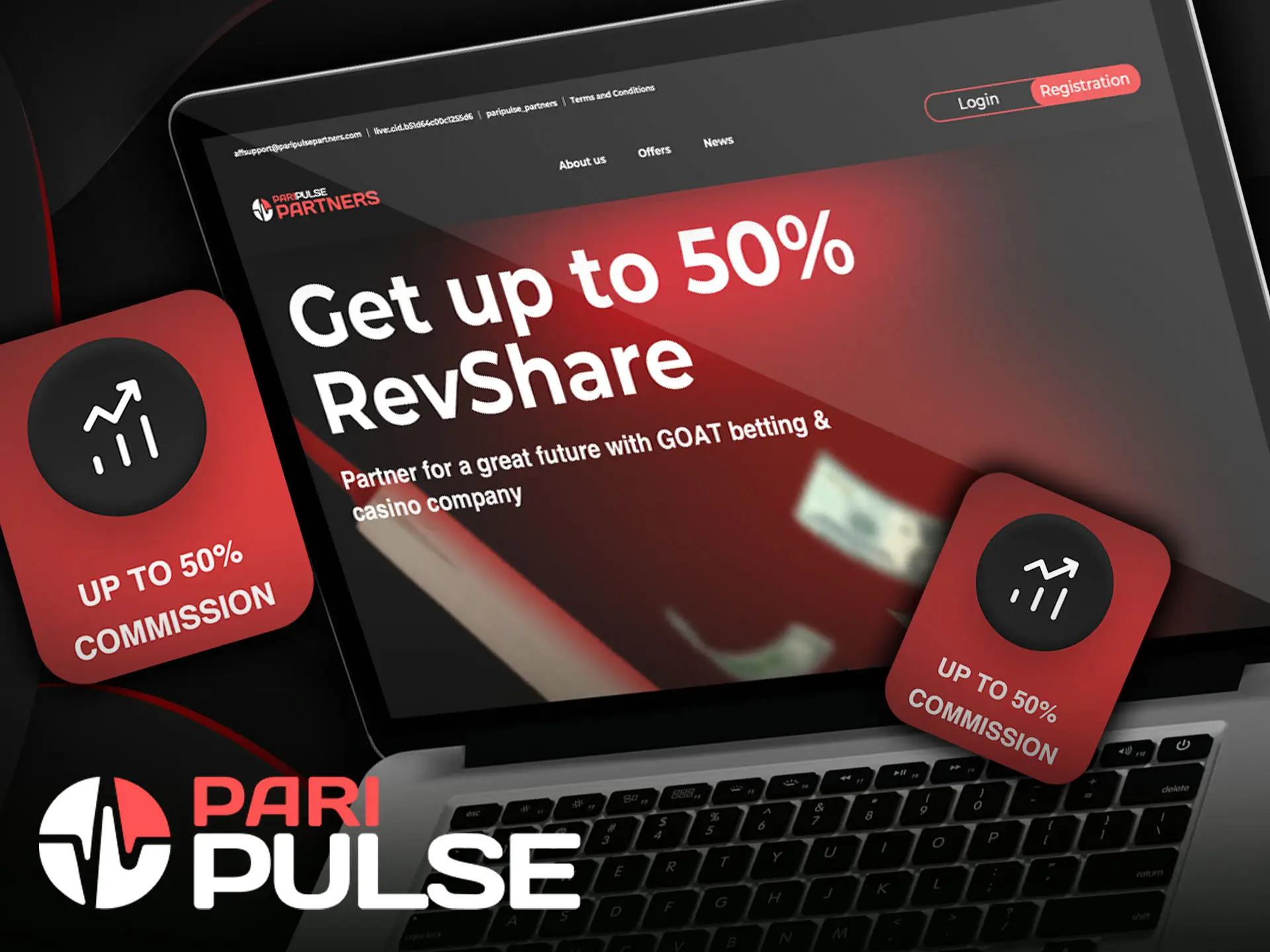 Check out the Affiliate program fees from PariPulse.