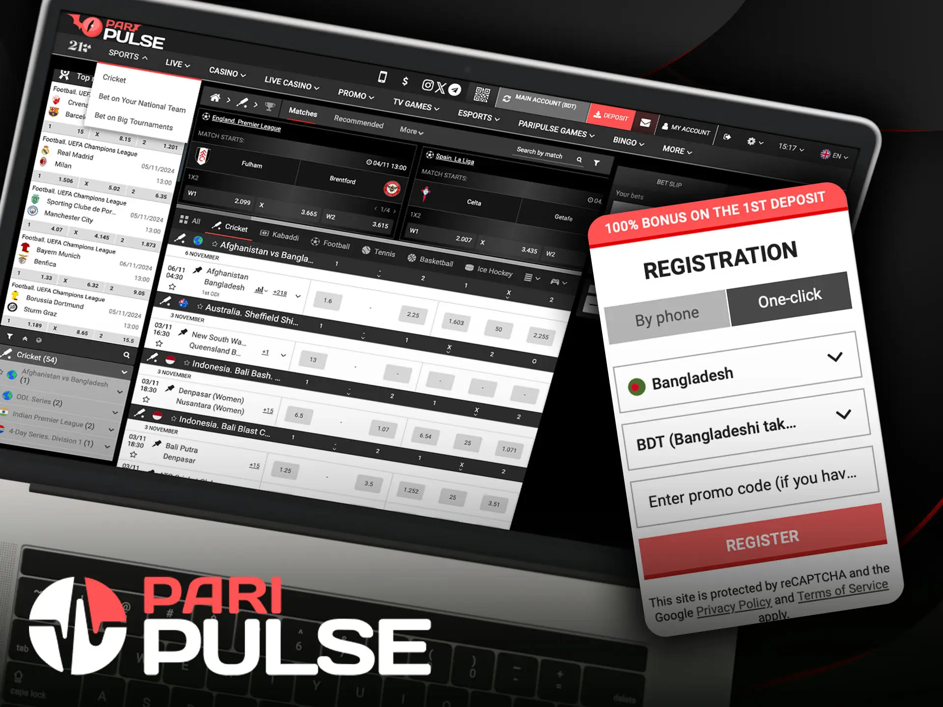 Check out how to start betting on popular cricket matches at PariPulse.