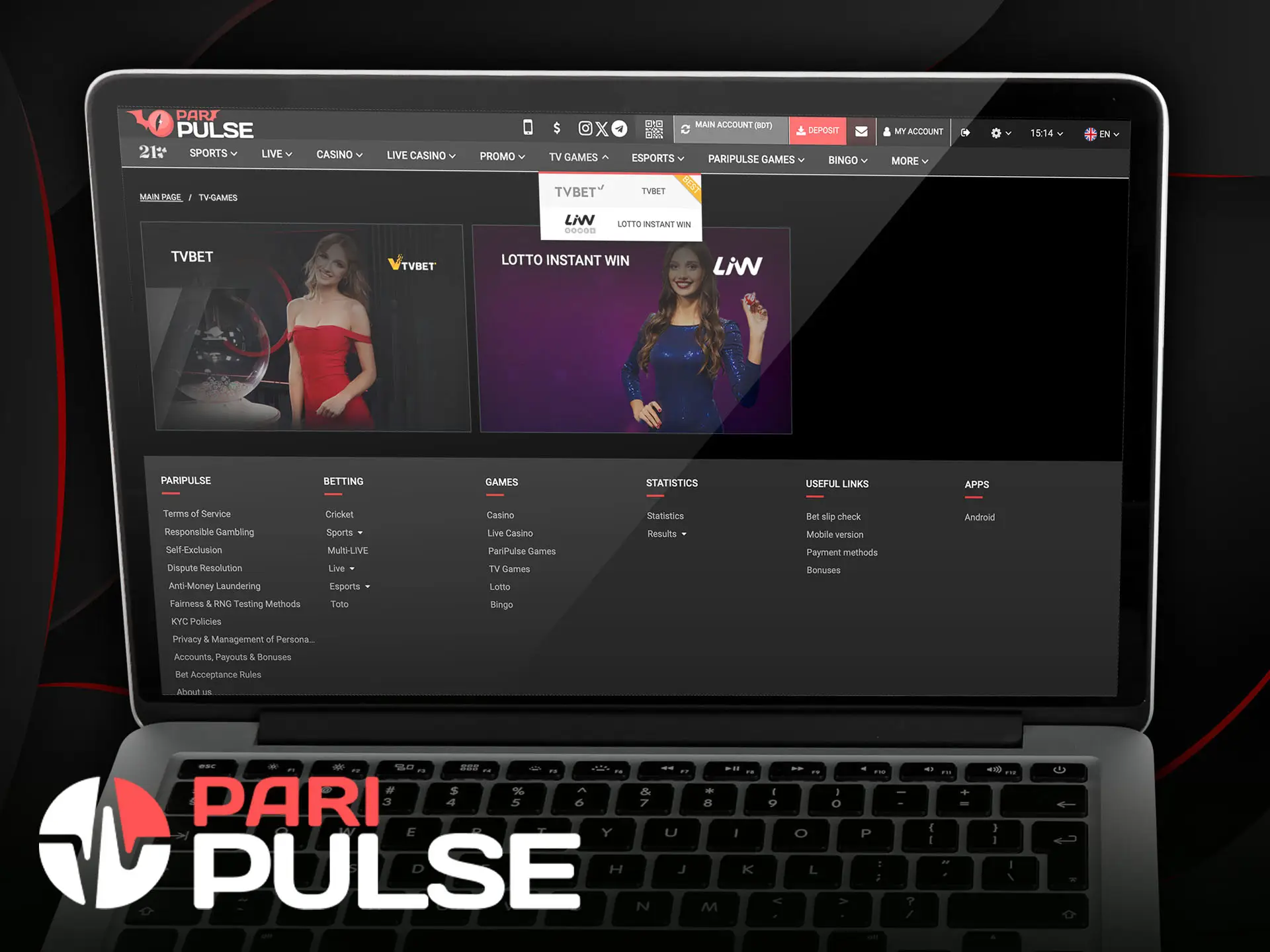 Learn about the providers of tv games at PariPulse.