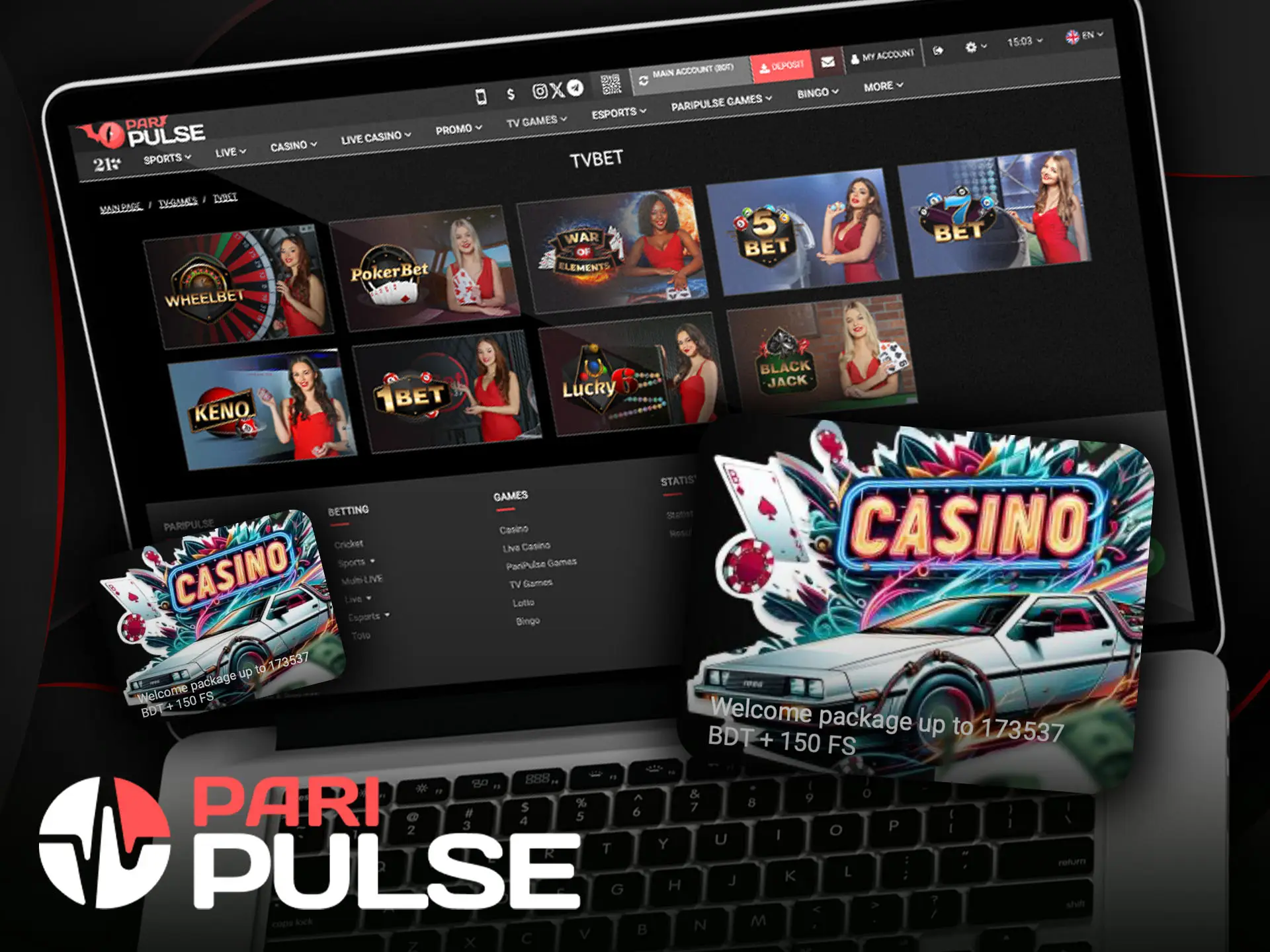 Claim your bonus for betting on the TV game at PariPulse.