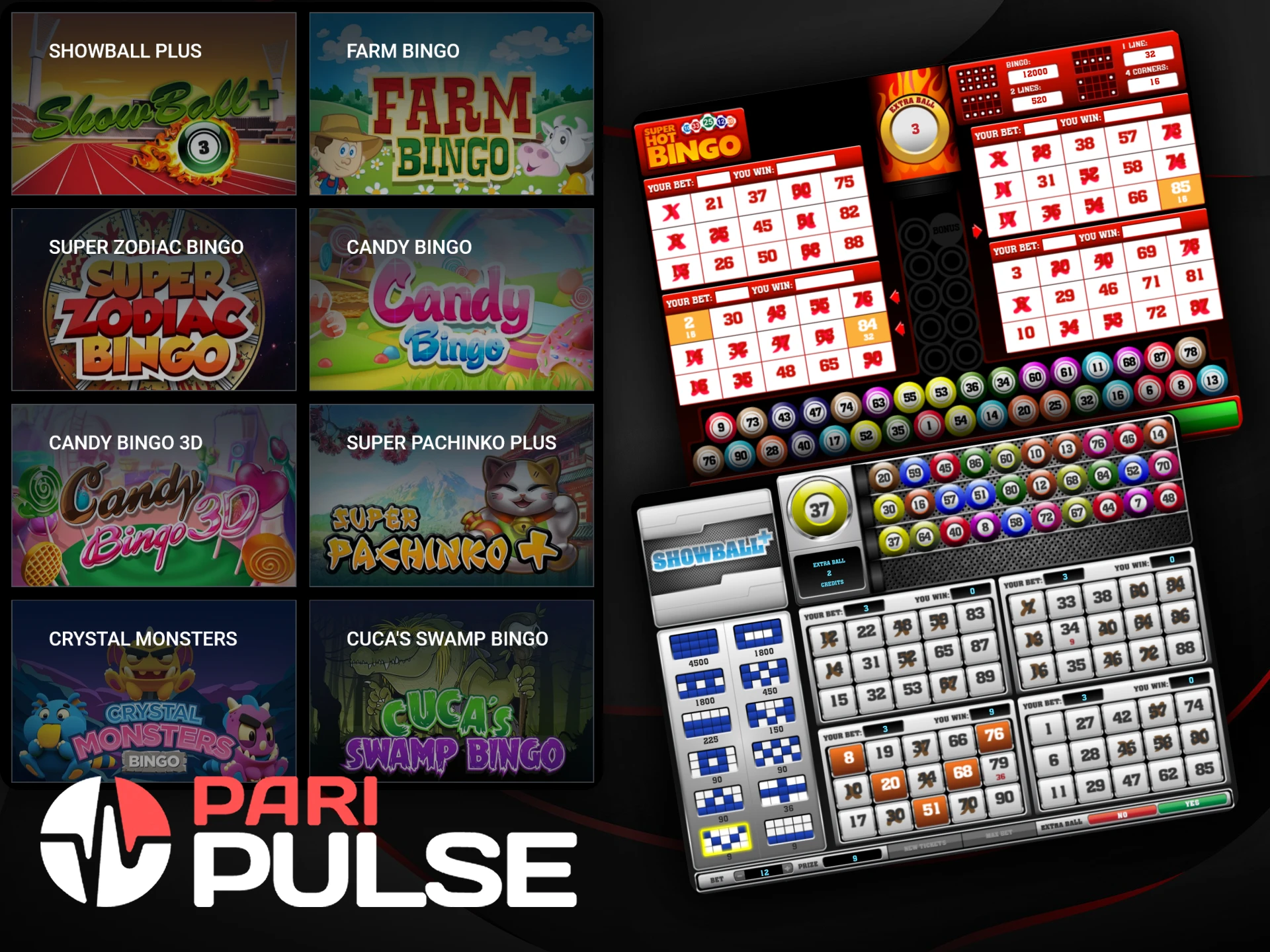 The rules of PariPulse bingo games are easy to understand and straightforward.