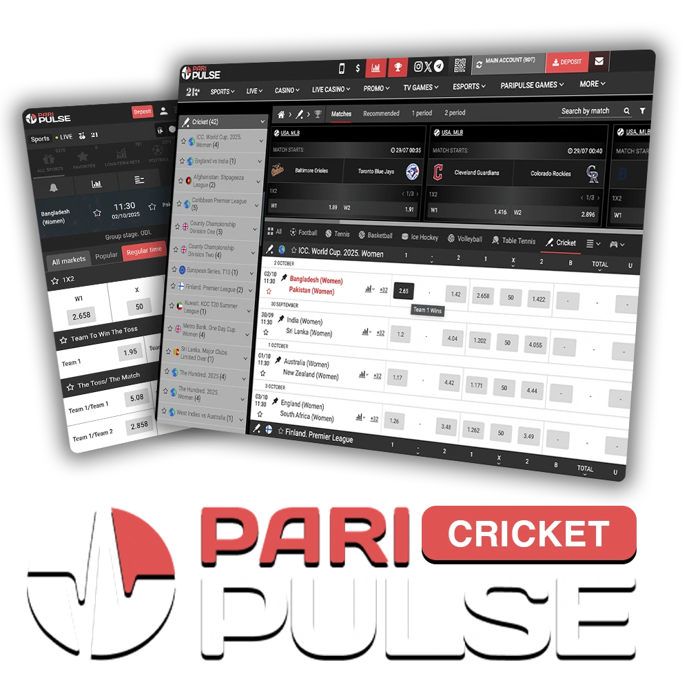 Predict the outcome of a cricket match in PariPulse.