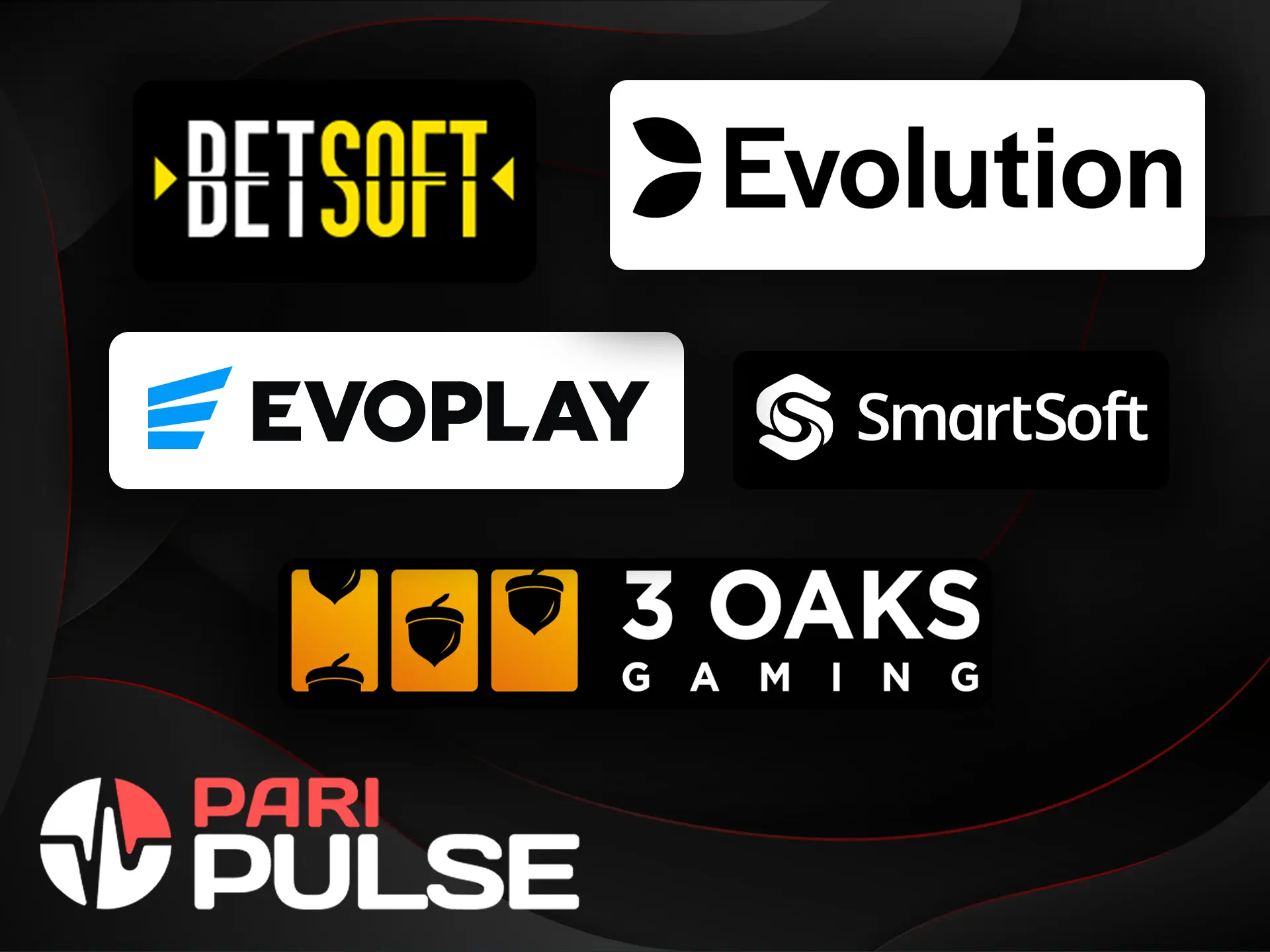 PariPulse partners with leading casino providers.