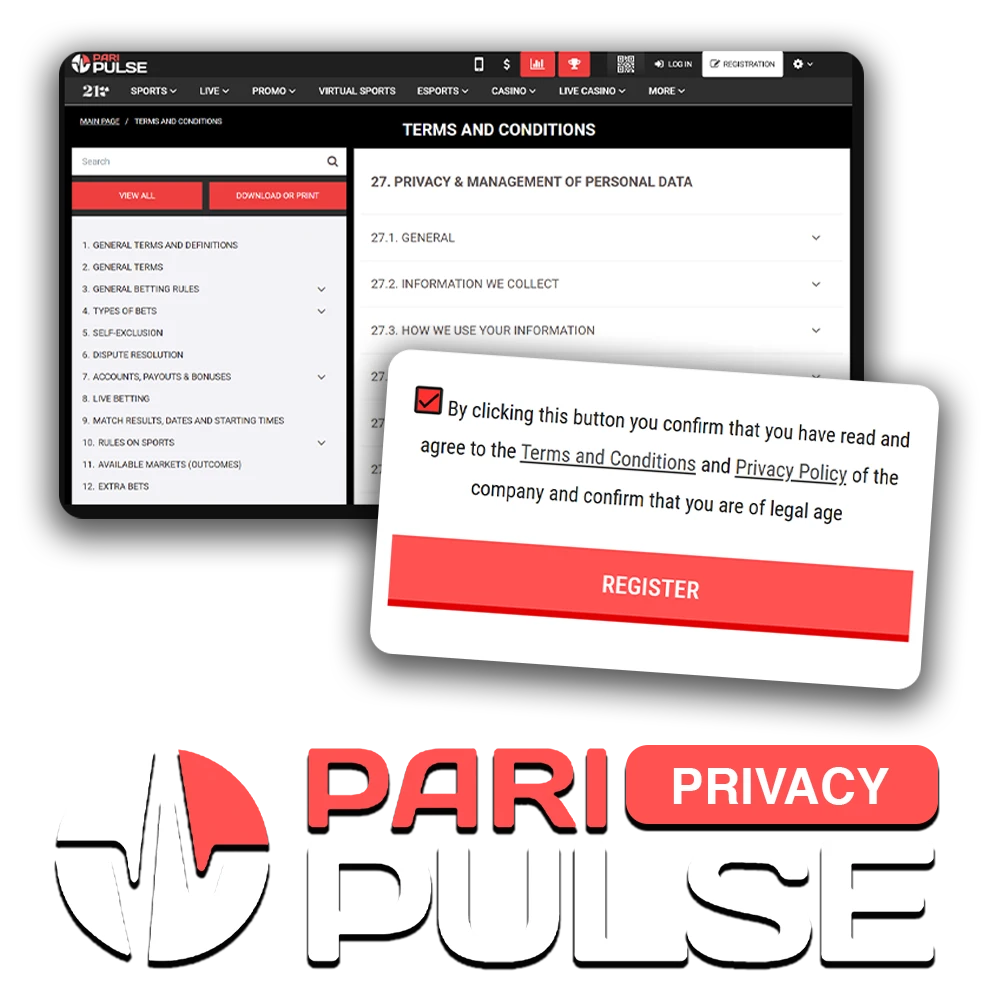 The privacy policy on the official PariPulse website is responsible and transparent.